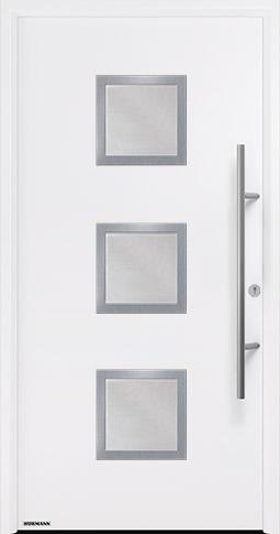 Входная дверь Hormann (Германия) Thermo65, Мотив 810 S, цвет белый
