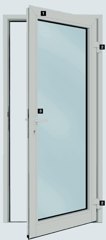 Особенности конструкции двери ES50