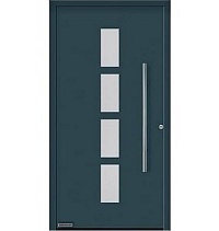 Двери входные алюминиевые  ThermoPlan Hybrid Hormann – Мотив 501 в Константиновске